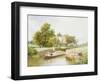 Stratford Lock-Arthur Claude Strachan-Framed Giclee Print