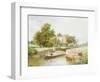 Stratford Lock-Arthur Claude Strachan-Framed Giclee Print