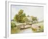 Stratford Lock-Arthur Claude Strachan-Framed Giclee Print