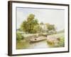 Stratford Lock-Arthur Claude Strachan-Framed Giclee Print