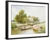 Stratford Lock-Arthur Claude Strachan-Framed Giclee Print