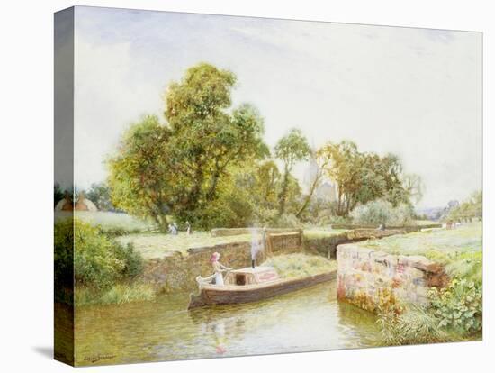 Stratford Lock-Arthur Claude Strachan-Stretched Canvas