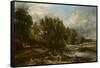 Stratford Mill, 1820-John Constable-Framed Stretched Canvas