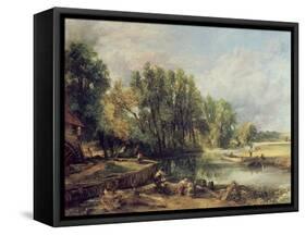 Stratford Mill-John Constable-Framed Stretched Canvas