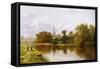 Stratford on Avon from the River-Arthur Bevan Collier-Framed Stretched Canvas