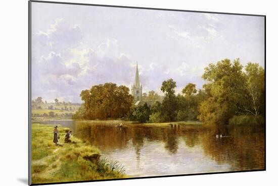 Stratford on Avon from the River-Arthur Bevan Collier-Mounted Giclee Print