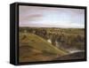 Stratford St Mary from the Coombs-John Constable-Framed Stretched Canvas