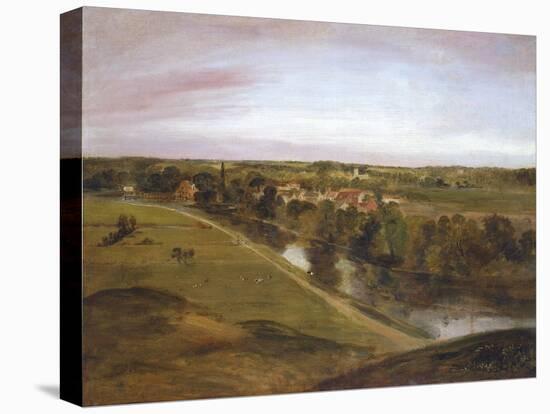 Stratford St Mary from the Coombs-John Constable-Stretched Canvas