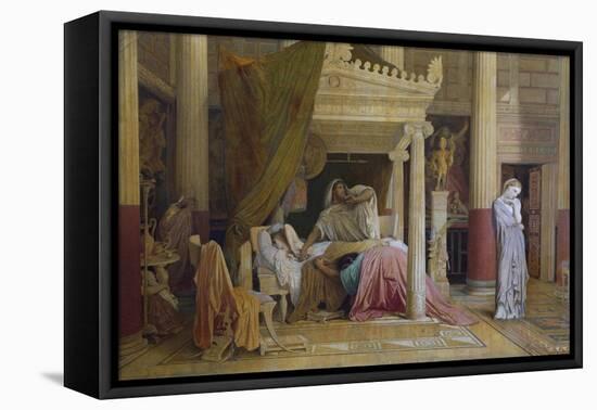 Stratonice or Antiochus' Illness-Jean-Auguste-Dominique Ingres-Framed Stretched Canvas