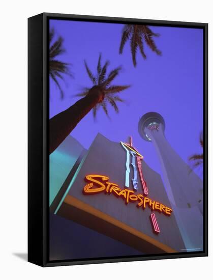 Stratosphere Tower, Las Vegas, Nevada, USA-Gavin Hellier-Framed Stretched Canvas
