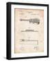 Stratton and Son Acoustic Guitar Patent-Cole Borders-Framed Art Print