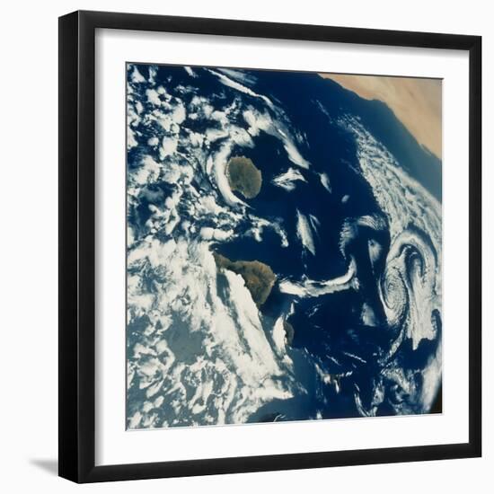 Stratus cloud formations over Canary Islands-Science Source-Framed Giclee Print