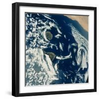 Stratus cloud formations over Canary Islands-Science Source-Framed Giclee Print