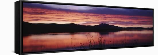 Stratus Clouds, Cutler Reservoir, Bear River, Cache Valley, Great Basin, Utah, USA-Scott T. Smith-Framed Stretched Canvas