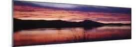 Stratus Clouds, Cutler Reservoir, Bear River, Cache Valley, Great Basin, Utah, USA-Scott T. Smith-Mounted Photographic Print