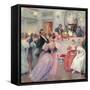 Strauss and Lanner, the Ball, 1906-Charles Wilda-Framed Stretched Canvas