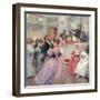 Strauss and Lanner, the Ball, 1906-Charles Wilda-Framed Giclee Print