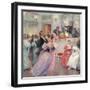 Strauss and Lanner, the Ball, 1906-Charles Wilda-Framed Giclee Print