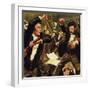 Strauss Met Three Other Violinists, But They Came to Blows at a Concert-null-Framed Giclee Print