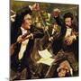 Strauss Met Three Other Violinists, But They Came to Blows at a Concert-null-Mounted Giclee Print