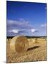 Straw Bales, Swabian Alb, Baden Wurttemberg, Germany, Europe-Markus Lange-Mounted Photographic Print