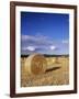 Straw Bales, Swabian Alb, Baden Wurttemberg, Germany, Europe-Markus Lange-Framed Photographic Print