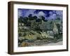 Straw-Decked Houses in Auvers-Sur-Oise, c.1890-Vincent van Gogh-Framed Premium Giclee Print