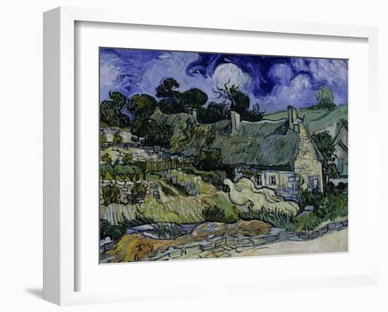 Straw-Decked Houses in Auvers-Sur-Oise, c.1890-Vincent van Gogh-Framed Giclee Print