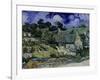 Straw-Decked Houses in Auvers-Sur-Oise, c.1890-Vincent van Gogh-Framed Giclee Print