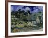 Straw-Decked Houses in Auvers-Sur-Oise, c.1890-Vincent van Gogh-Framed Giclee Print