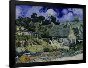 Straw-Decked Houses in Auvers-Sur-Oise, c.1890-Vincent van Gogh-Framed Giclee Print