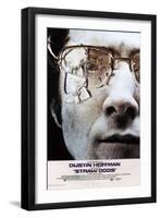 Straw Dogs, Dustin Hoffman, 1971-null-Framed Art Print