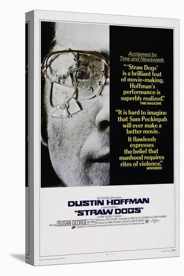 Straw Dogs, Dustin Hoffman, 1971-null-Stretched Canvas