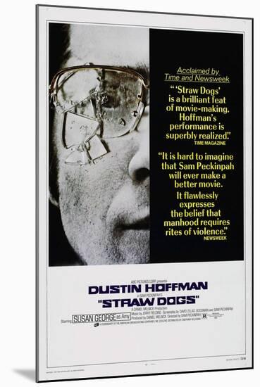 Straw Dogs, Dustin Hoffman, 1971-null-Mounted Art Print