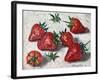 Strawberries 2019 (oil)-Tilly Willis-Framed Giclee Print