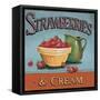 Strawberries and Cream-Gregory Gorham-Framed Stretched Canvas