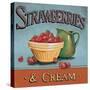 Strawberries and Cream-Gregory Gorham-Stretched Canvas