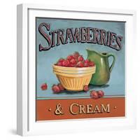 Strawberries and Cream-Gregory Gorham-Framed Art Print