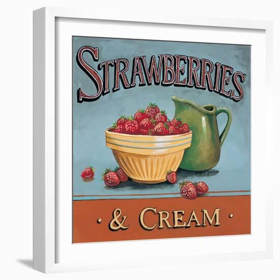 Strawberries and Cream-Gregory Gorham-Framed Art Print