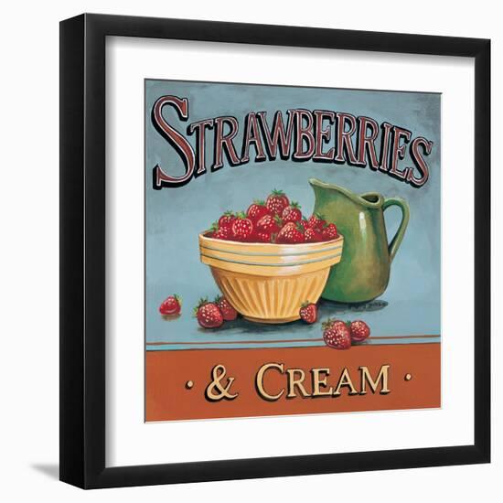 Strawberries and Cream-Gregory Gorham-Framed Art Print