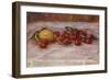 Strawberries and Lemons; Fraises Et Citron-Pierre-Auguste Renoir-Framed Giclee Print