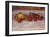 Strawberries and Lemons; Fraises Et Citron-Pierre-Auguste Renoir-Framed Giclee Print
