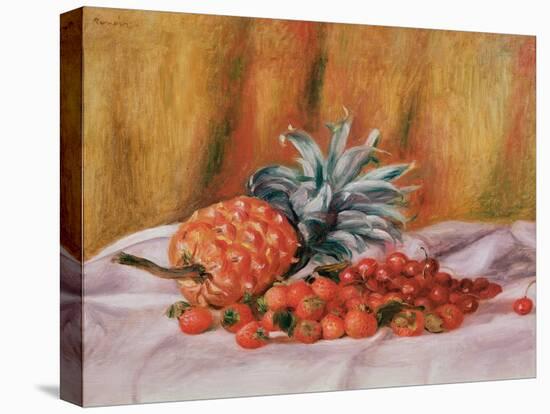 Strawberries and Pineapple, C.1895-Pierre-Auguste Renoir-Stretched Canvas