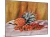 Strawberries and Pineapple, C.1895-Pierre-Auguste Renoir-Mounted Giclee Print