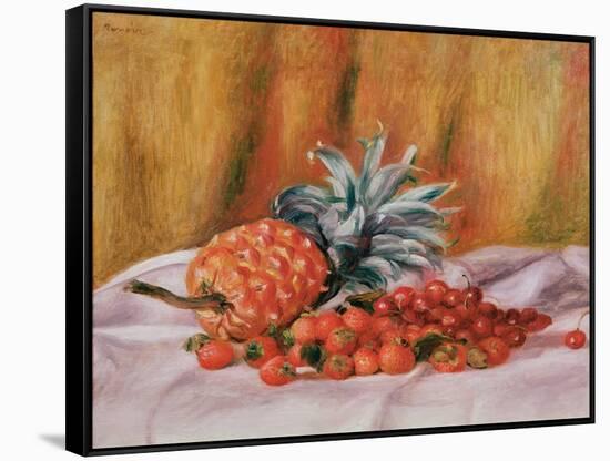 Strawberries and Pineapple, C.1895-Pierre-Auguste Renoir-Framed Stretched Canvas