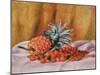 Strawberries and Pineapple, C.1895-Pierre-Auguste Renoir-Mounted Giclee Print