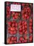 Strawberries at Market, Sarlat, Dordogne, France-Doug Pearson-Framed Stretched Canvas