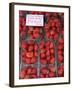 Strawberries at Market, Sarlat, Dordogne, France-Doug Pearson-Framed Photographic Print