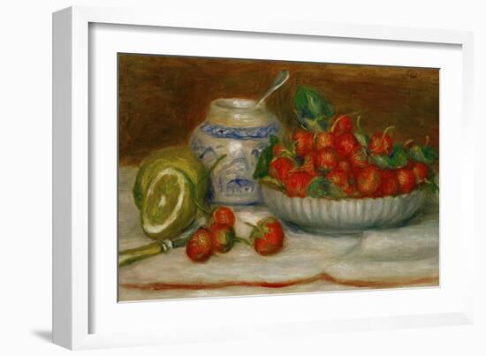 Strawberries, circa 1905-Pierre-Auguste Renoir-Framed Giclee Print