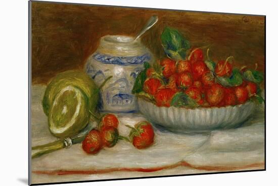 Strawberries, circa 1905-Pierre-Auguste Renoir-Mounted Giclee Print